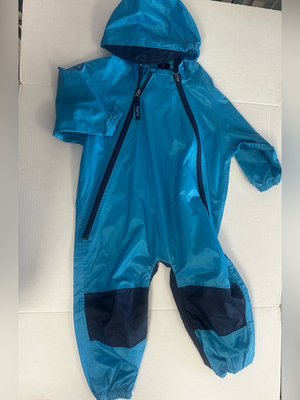 Tuffo Muddy Buddy Rainsuit Full Rain Jacket Blue  Size 3